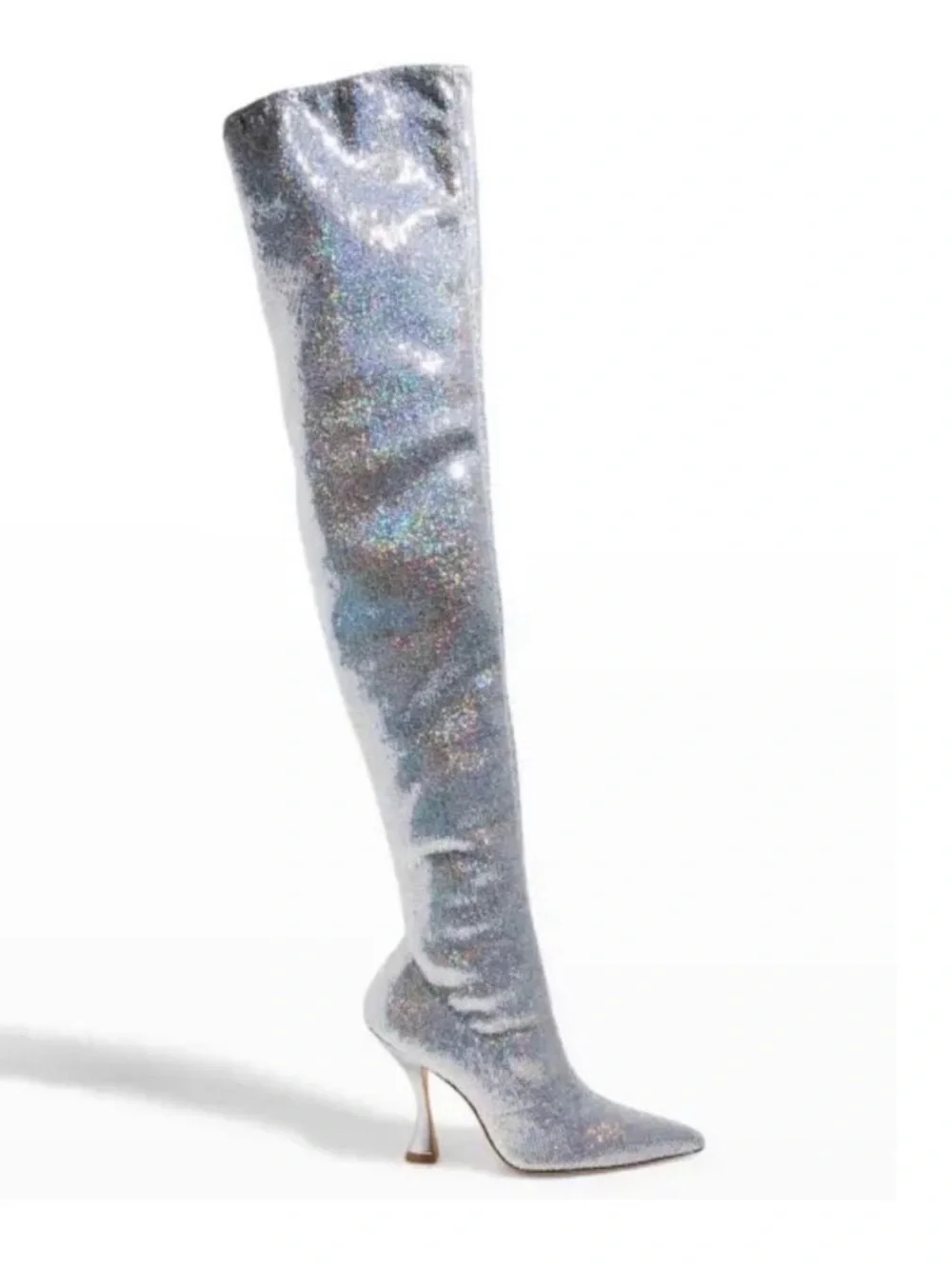 Stuart Weitzman Xcurve Sequin Over-The-Knee Boots